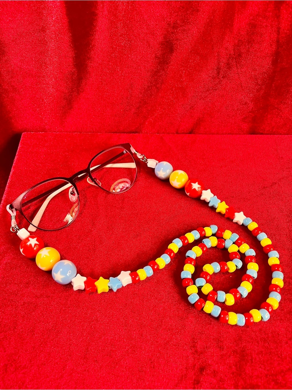 Clown Stars Glasses Chain